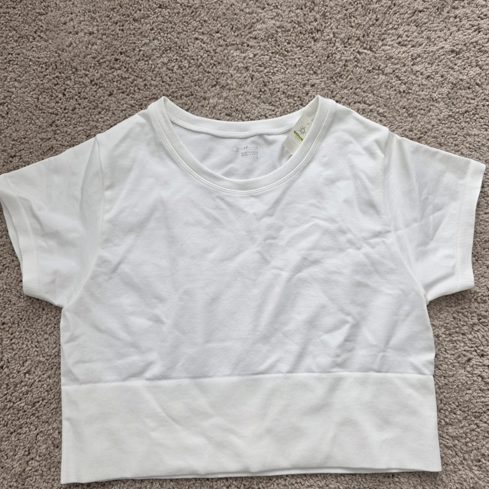 Aerie Offline White Short Sleeve